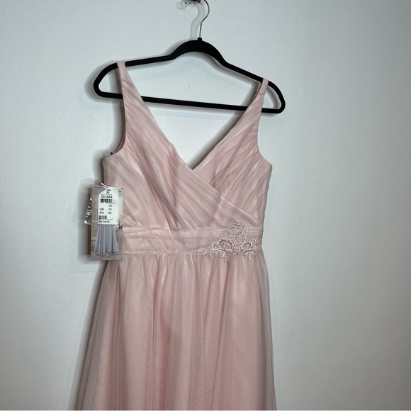 ALFRED Angelo Modern Vintage Style Ballerina Chiffon Bridesmaid Prom Dress NWT - Picture 6 of 16